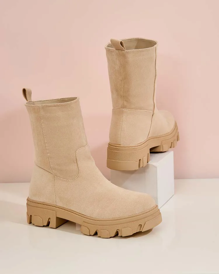 Royalfashion Женские сапоги Gesina из эко-замши