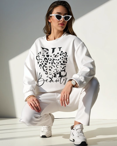 Royalfashion moterų viskozės komplektas su spauda