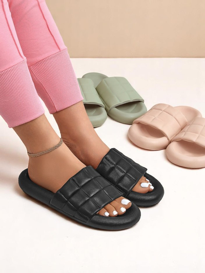 Royalfashion Damskie klapki Quilt Walk – sztos na lato