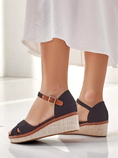 Royalfashion Women's Terrific Open Toe Wedge Sandals