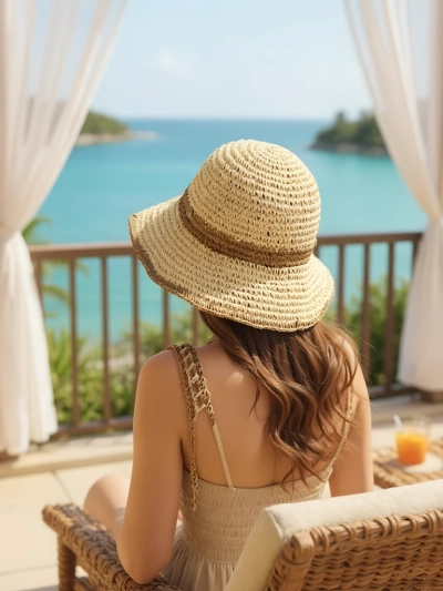 Royalfashion Женская соломенная шляпа Sun Bloom
