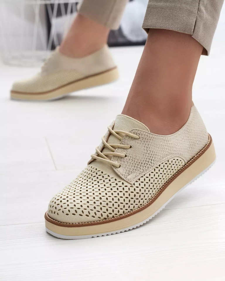 Бежевые женские полусапожки Ramonai - Обувь