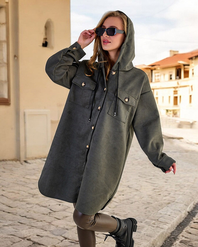 Royalfashion Женское пальто-рубашка