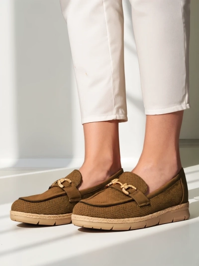 Royalfashion moteriški plokšti bateliai su dekoratyviniu akcentu ant pirštų