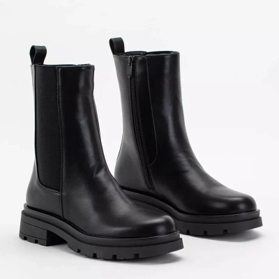 OUTLET Черные женские сапоги от Dolfina - Обувь