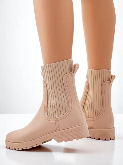 Royalfashion Женские матовые резиновые сапоги Dasiine
