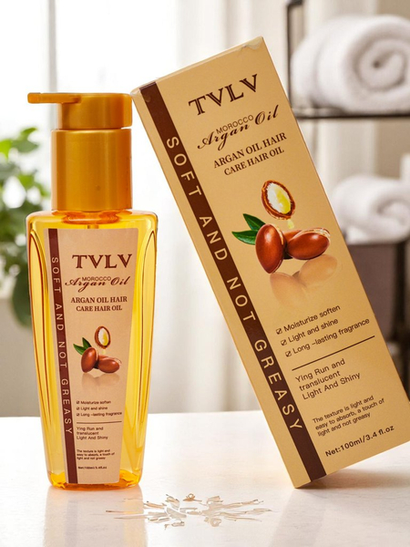 Argano aliejus plaukų drėkinimui ir žvilgesio suteikimui plaukams