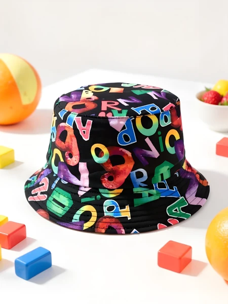 Royalfashion Vaikiška kibiro formos skrybėlė Color Splash Bucket