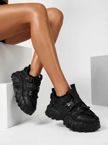 Royalfashion Женские утепленные кроссовки-лодочки