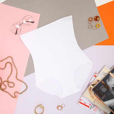 Женские белые утягивающие трусики ПЛЮС РАЗМЕР - Нижнее белье