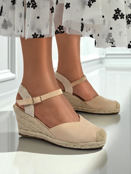 Royalfashion moteriškos pleištinės basutės Solara espadrilės