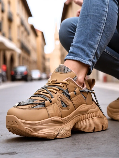 Royalfashion moteriški sportbačiai su storu padu Reterri