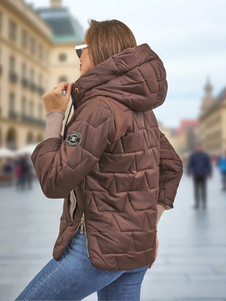 Silent Ridge Quilted Jacket wit Hood and Wrist Thingies