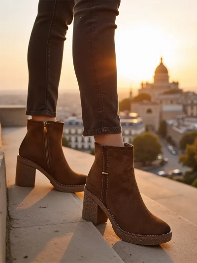 Женские ботинки Royalfashion Eco-suede на посту Egrios