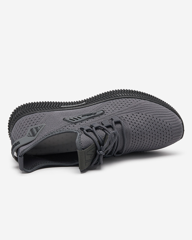 Серые мужские кроссовки на шнуровке Rijakis - обувь