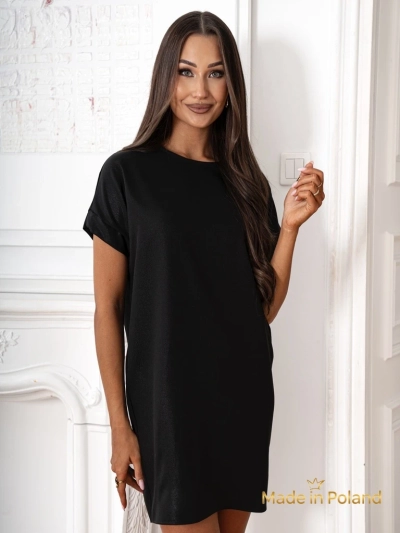 Paprasta moteriška trumpa suknelė „Lady Time“