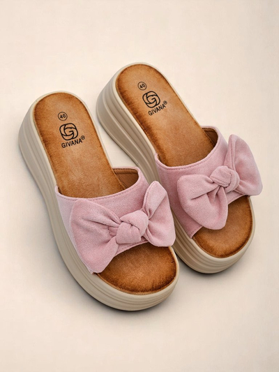 Royalfashion Женские шлёпанцы на платформе Givan