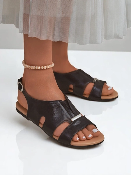 Royalfashion Damskie sandały na płaskiej podeszwie Solea Comfort