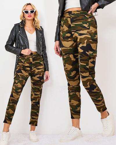 Royalfashion Green женские утепленные боевые брюки moro