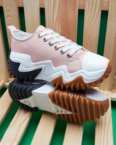 Спортивная обувь a'la кроссовки светло-розового цвета Ascota- Footwear