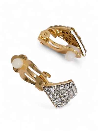 Royalfashion Женские серьги-клипсы с цирконами