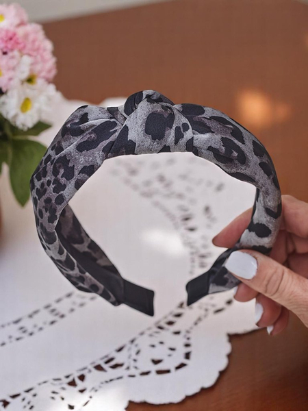 Royalfashion plaukų lankelis su leopardinio rašto stiliumi Lea