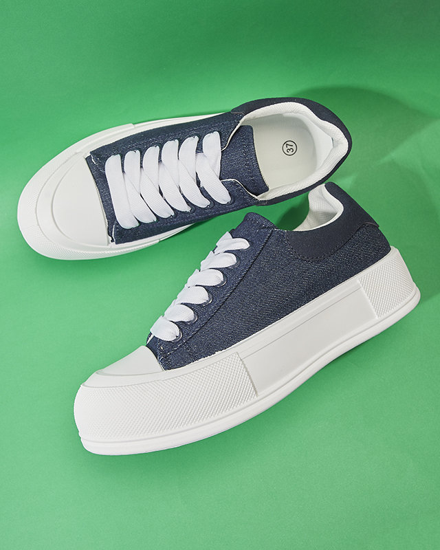 Navy blue a'la jeanoswe moteriški sportiniai bateliai Tovarry- Avalynė