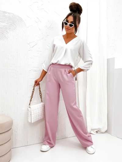 Royalfashion Широкие женские тканевые брюки