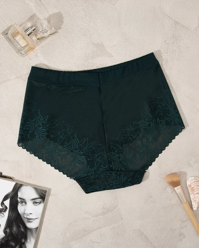 "Royalfashion" Moteriškos tinklinės kelnaitės tamsiai žalios spalvos