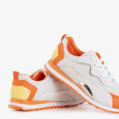 Pomarańczowo-beżowe buty sportowe Mavena - Obuwie