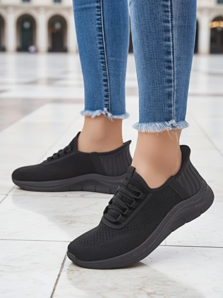 Royalfashion Женские текстильные спортивные туфли без шнурков Arrate