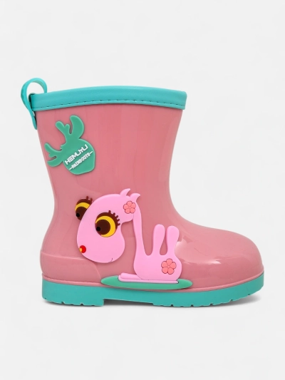 Royalfashion Детские резиновые сапоги с патчами Good Time