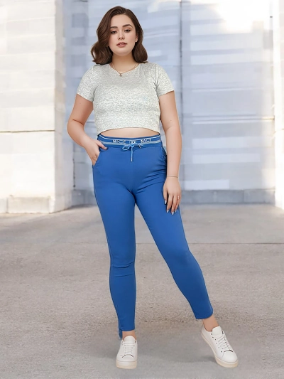 Royalfashion Женские брюки из ткани PLUS SIZE