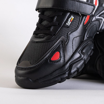 Черные детские кроссовки Linen