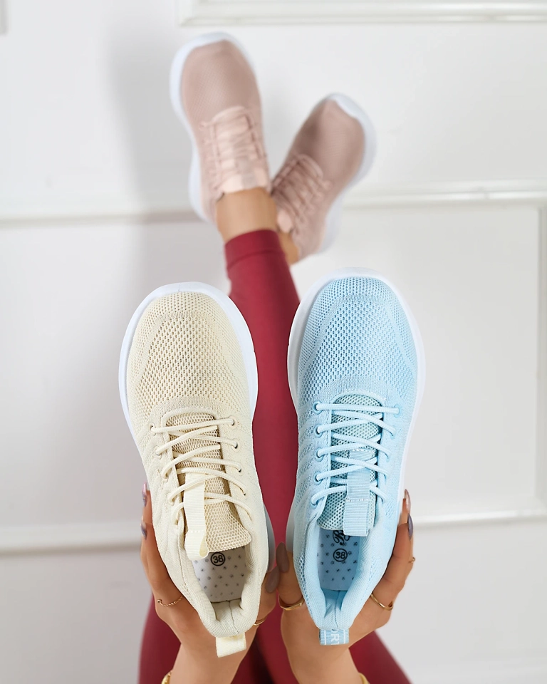 Синяя женская спортивная обувь из ткани Bofia - Обувь