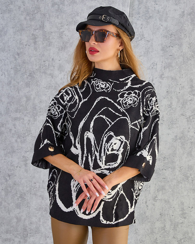 "Royalfashion" Moteriškas megztinis su plonu raštu