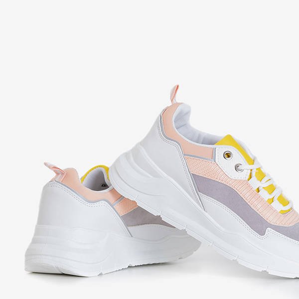 Rožiniai ir pilki moteriški sportiniai sportbačiai „Dimidra“ - Avalynė