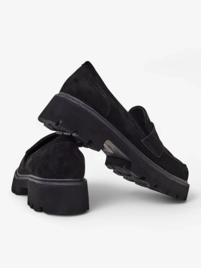 Royalfashion Moteriški ekologiški zomšiniai mokasinai Eratta