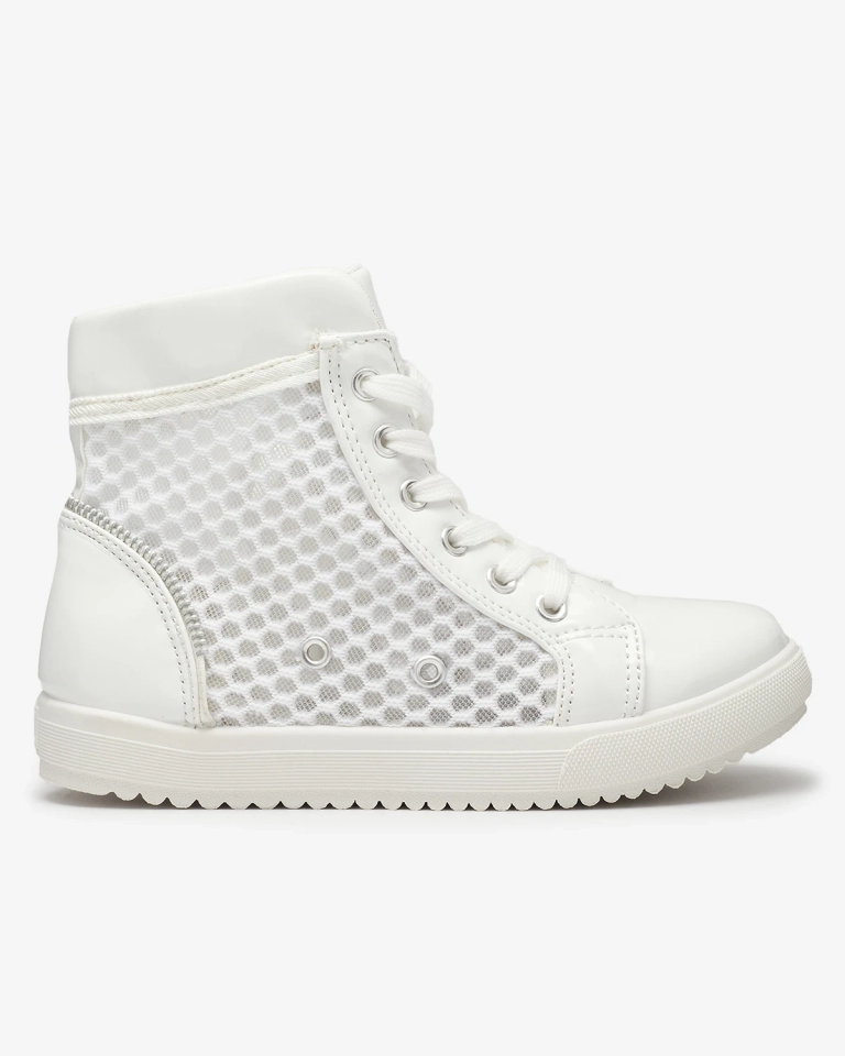 Balti mergaitiški aukštakulniai Borris- Avalynė