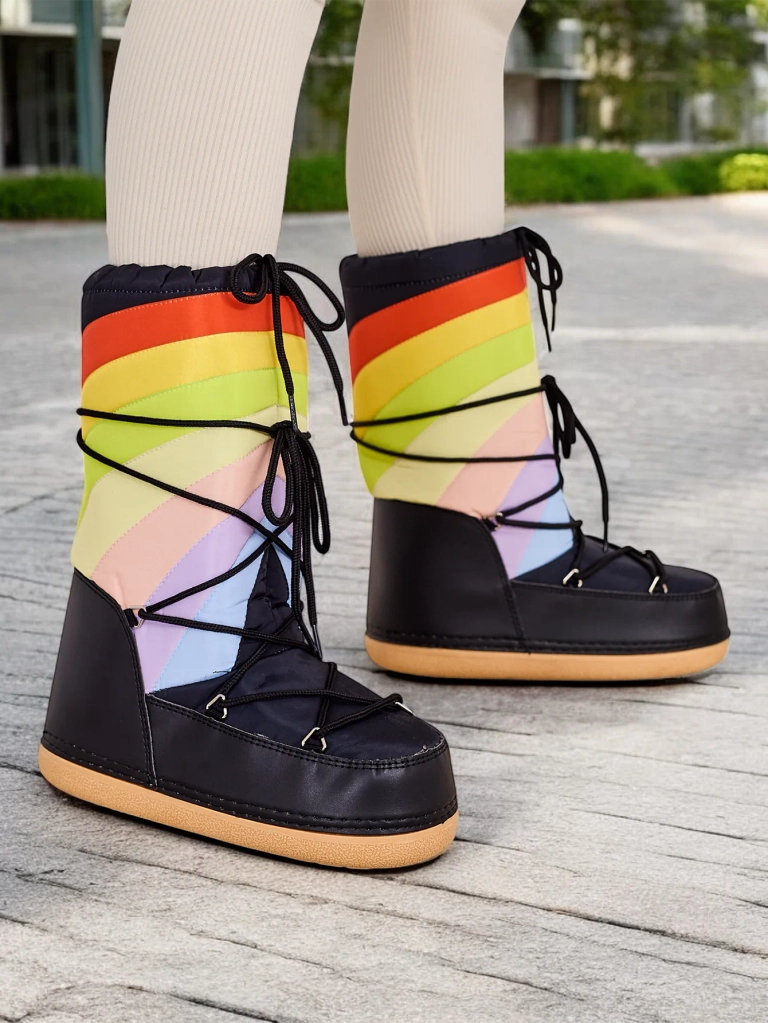 Royalfashion Moteriški sniego bato stiliaus bateliai Tencce