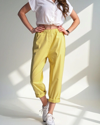 Royalfashion Moteriškos kelnes iš viskozės tipo Harem