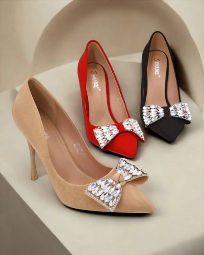 Royalfashion Женские туфли на шпильках с бантом Cocarte