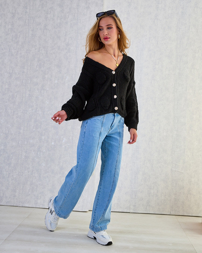 "Royalfashion" Moteriškas megztinis su sagomis