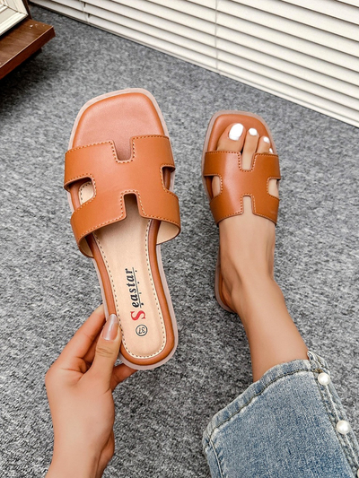 Royalfashion moteriški plokšti sandalai Eval