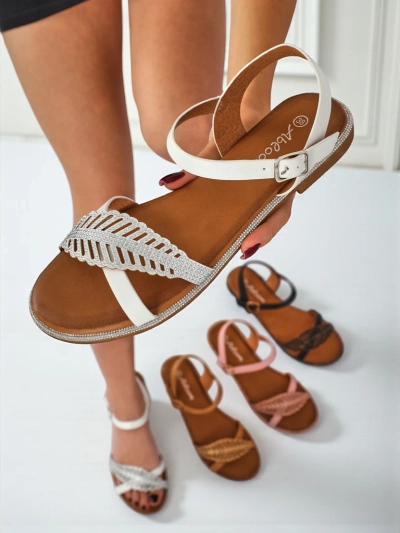 Willow Grace Flat Sandals - Lit Edition