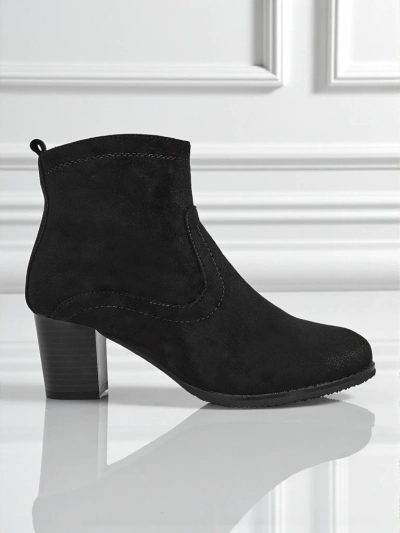 Crimson Echo Suede Booties