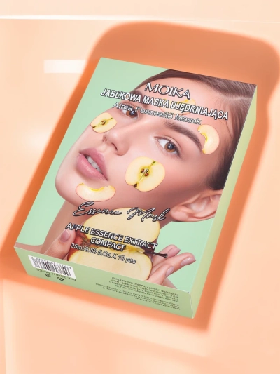 MOIKA obuolių tvirtinimo lakštinė kaukė 25 ml x 10 vnt