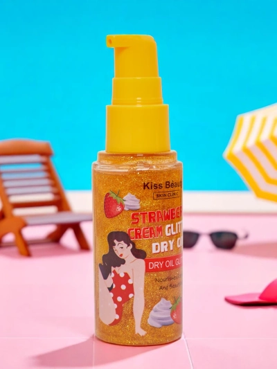 Vasaros purškiklis – skystas veido ir kūno švytėjimo suteikiantis highlighter'is Braškinis