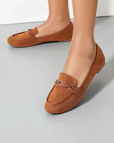 Royalfashion Moteriški suede ekologiški mokasinai Zammei