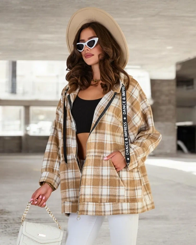 Женское пальто рубашечного типа Royalfashion